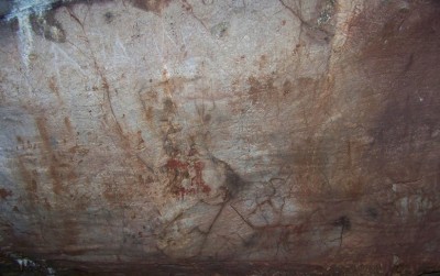 Figure 3: Photograph of Juxtlahuaca Painting 1, Figure C (Image Copyright: Arnaud F. Lambert)